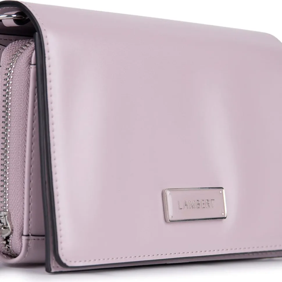 Le Rebecca - Sac bandoulière en cuir vegan blueberry milk