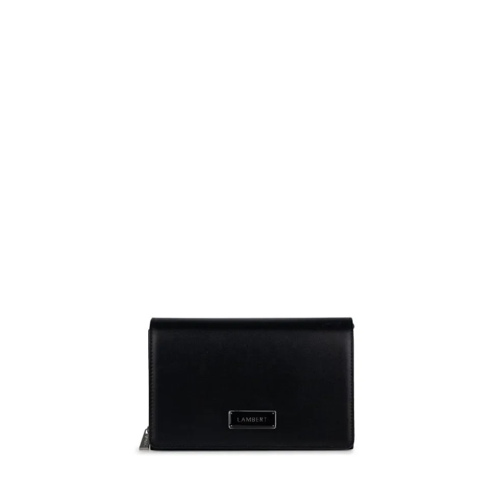 Le Rebecca - Sac bandoulière en cuir vegan noir recyclé