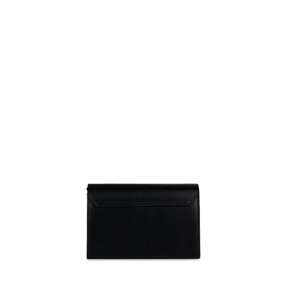 Le Rebecca - Sac bandoulière en cuir vegan noir recyclé