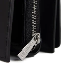 Le Rebecca - Sac bandoulière en cuir vegan noir recyclé