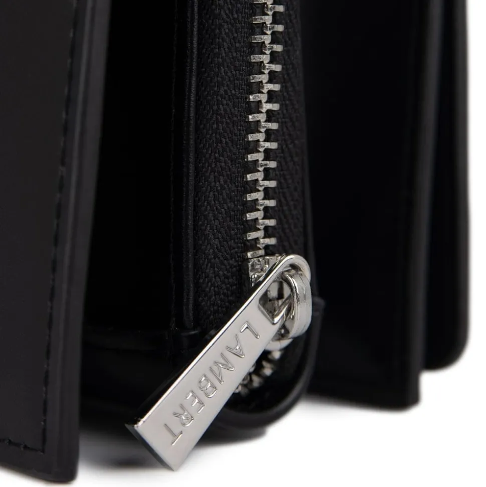 Le Rebecca - Sac bandoulière en cuir vegan noir recyclé
