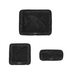 Le Rio - Ensemble de 3 cubes de compression en nylon recyclé noir