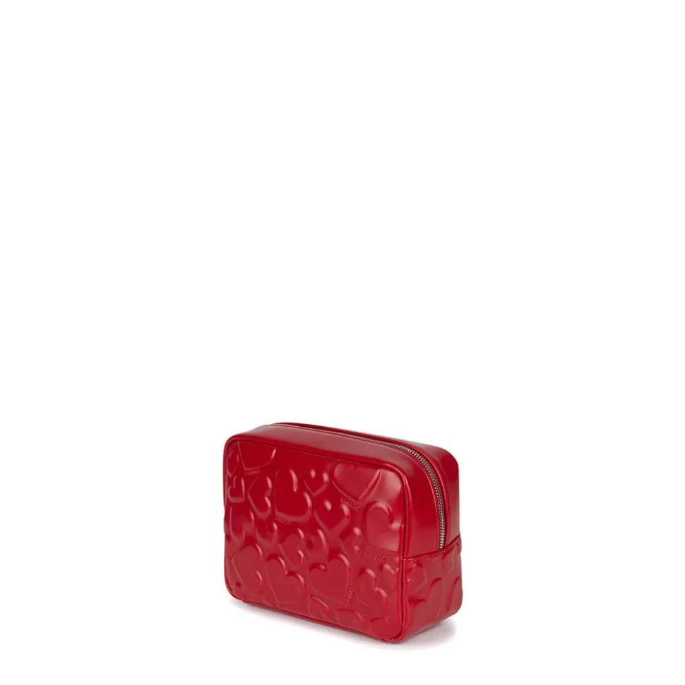 Le Rosa - Trousse en cuir vegan ruby