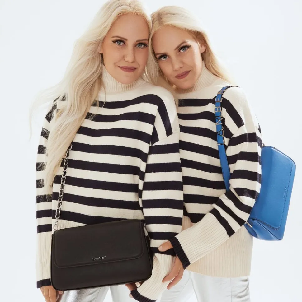 Le Sam - Sac à main 2-en-1 en cuir vegan noir