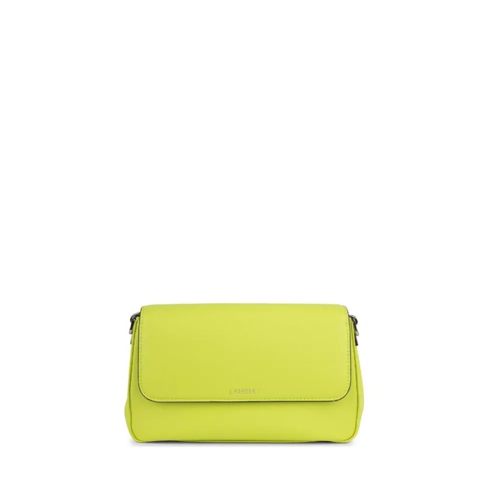 Le Sam - Sac à main 2-en-1 en cuir vegan limoncello