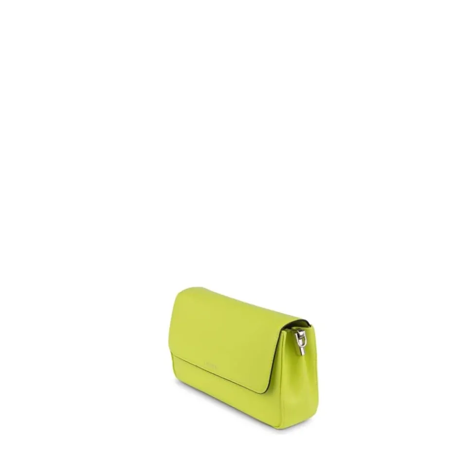 Le Sam - Sac à main 2-en-1 en cuir vegan limoncello
