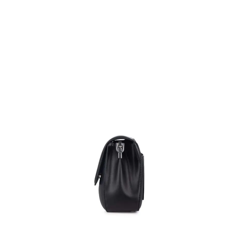 Le Sam - Sac à main 2-en-1 en cuir vegan noir