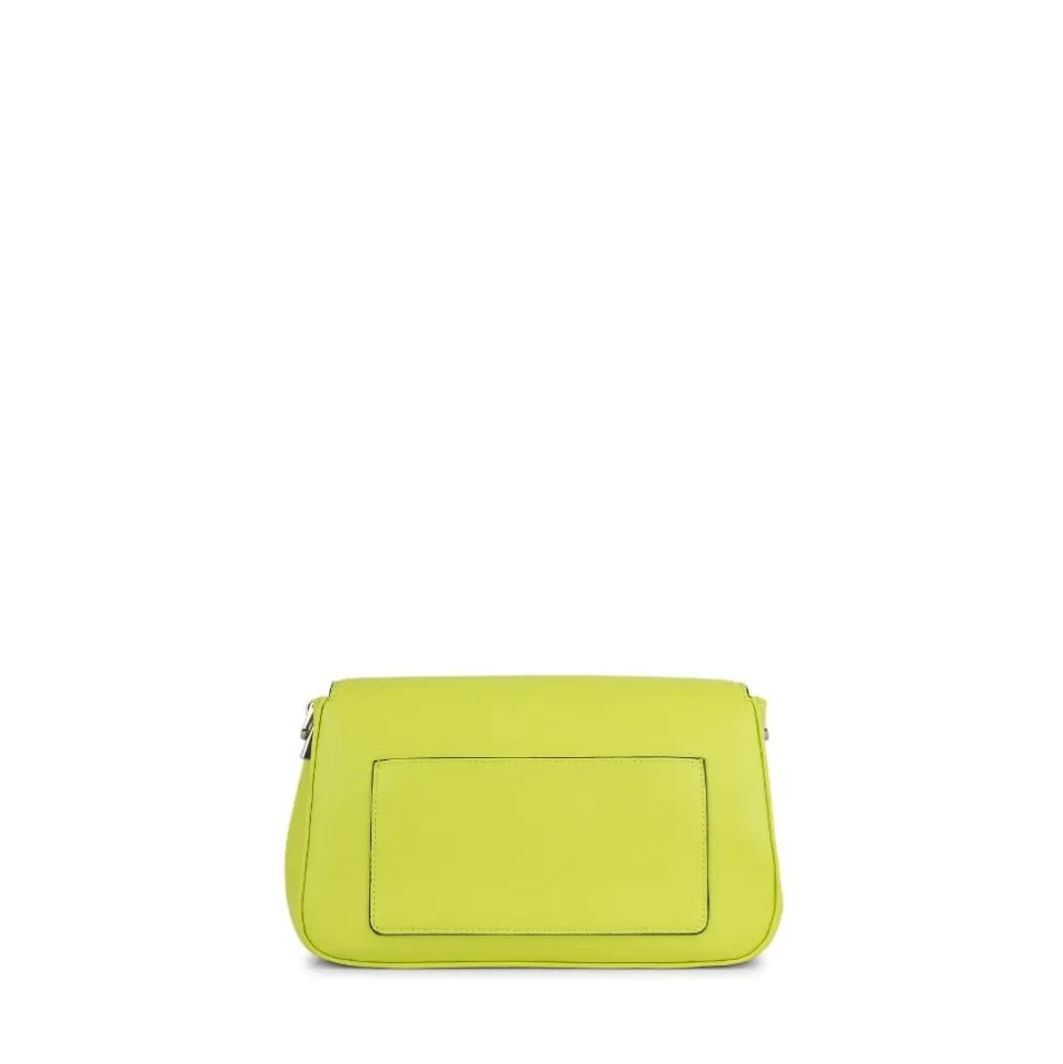 Le Sam - Sac à main 2-en-1 en cuir vegan limoncello