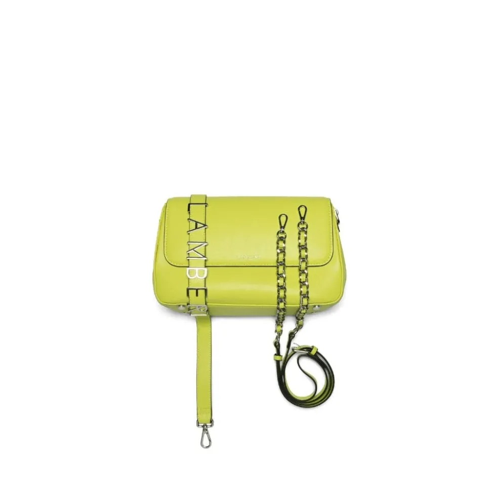 Le Sam - Sac à main 2-en-1 en cuir vegan limoncello