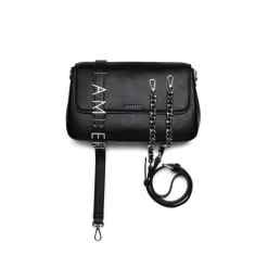 Le Sam - Sac à main 2-en-1 en cuir vegan noir