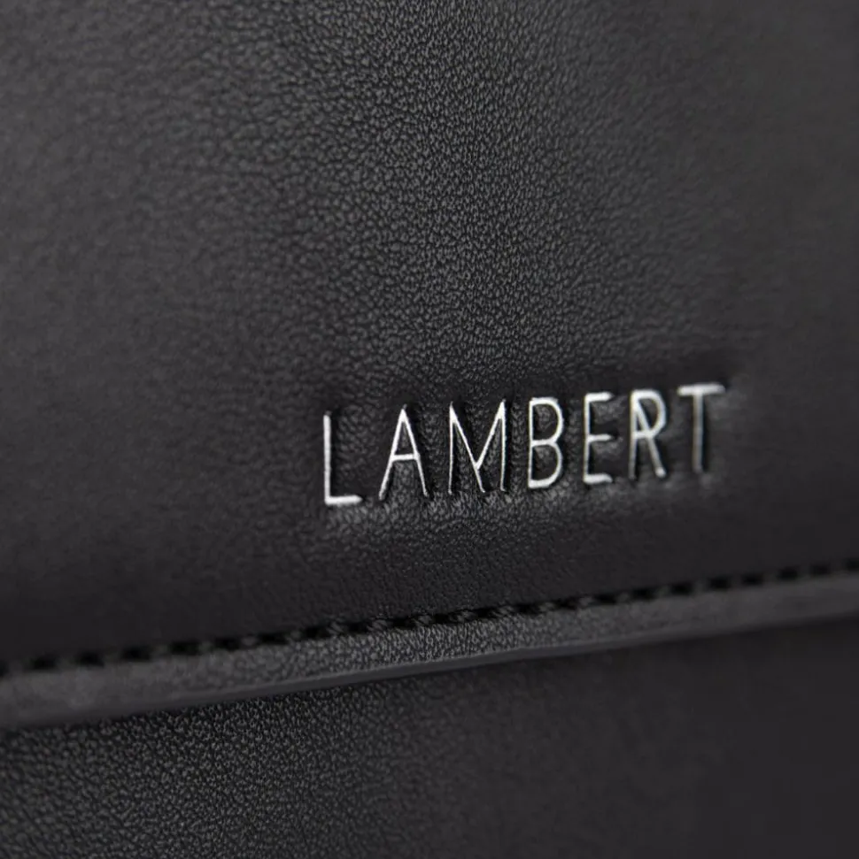 Le Sam - Sac à main 2-en-1 en cuir vegan noir