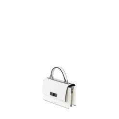 Le Simone - Sac à main en cuir vegan pearl