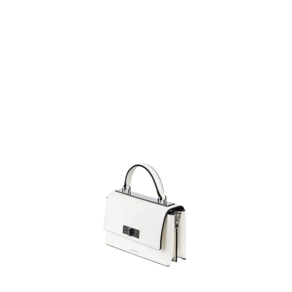 Le Simone - Sac à main en cuir vegan pearl