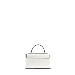 Le Simone - Sac à main en cuir vegan pearl