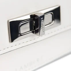 Le Simone - Sac à main en cuir vegan pearl