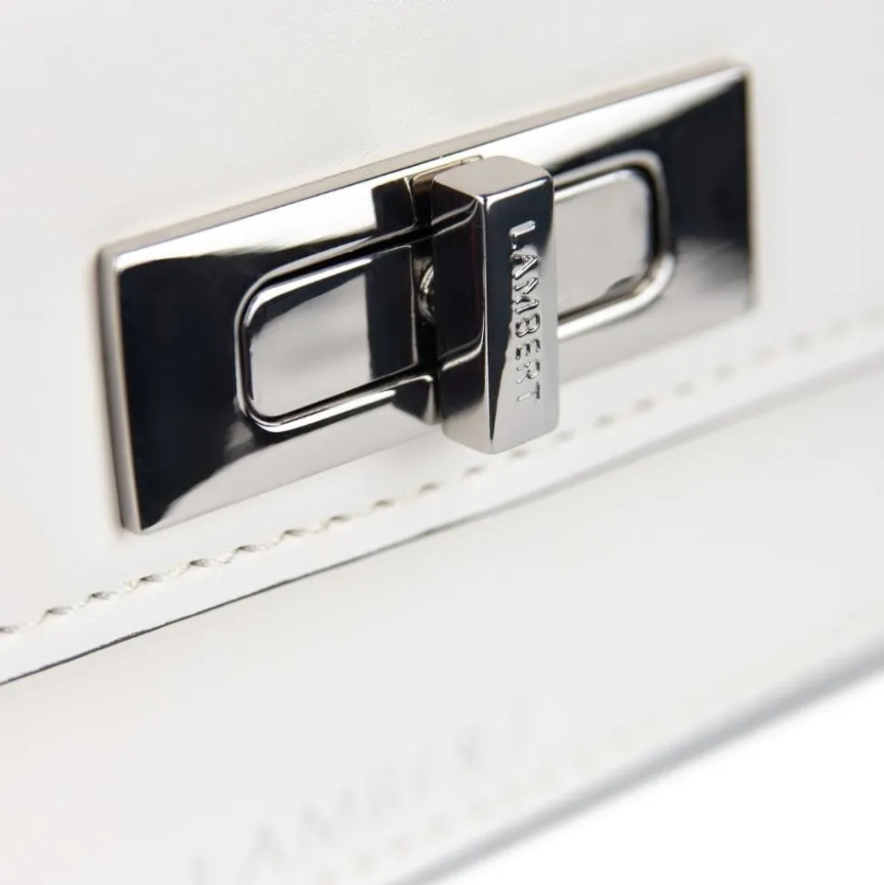 Le Simone - Sac à main en cuir vegan pearl