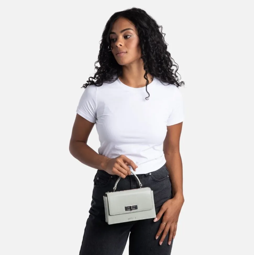 Le Simone - Sac à main en cuir vegan martini