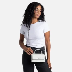 Le Simone - Sac à main en cuir vegan martini