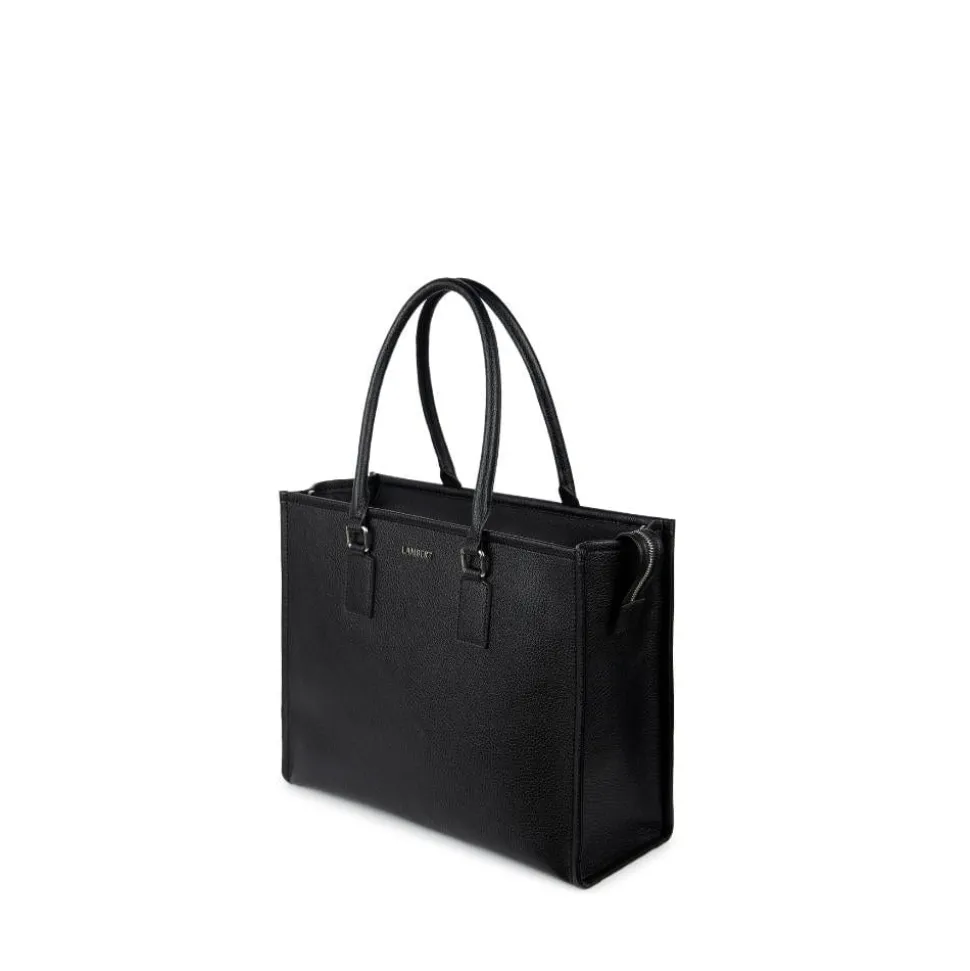 Le Valentina - Sac fourre-tout 2-en-1 en cuir vegan noir