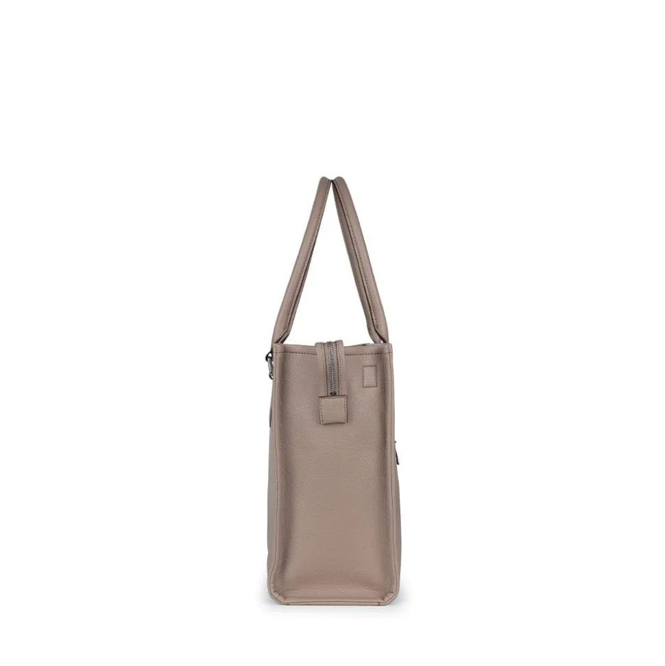 Le Valentina - Sac fourre-tout 2-en-1 en cuir vegan terra