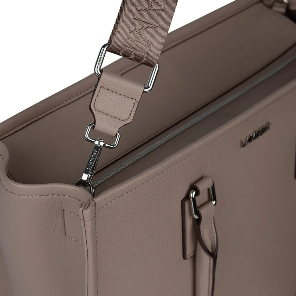 Le Valentina - Sac fourre-tout 2-en-1 en cuir vegan terra