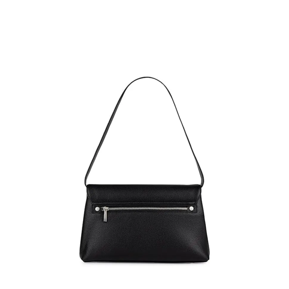 Le Vanessa - Sac à main en cuir vegan noir