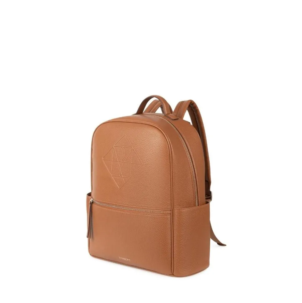 Le Vicky - Sac à couches en cuir vegan affogato