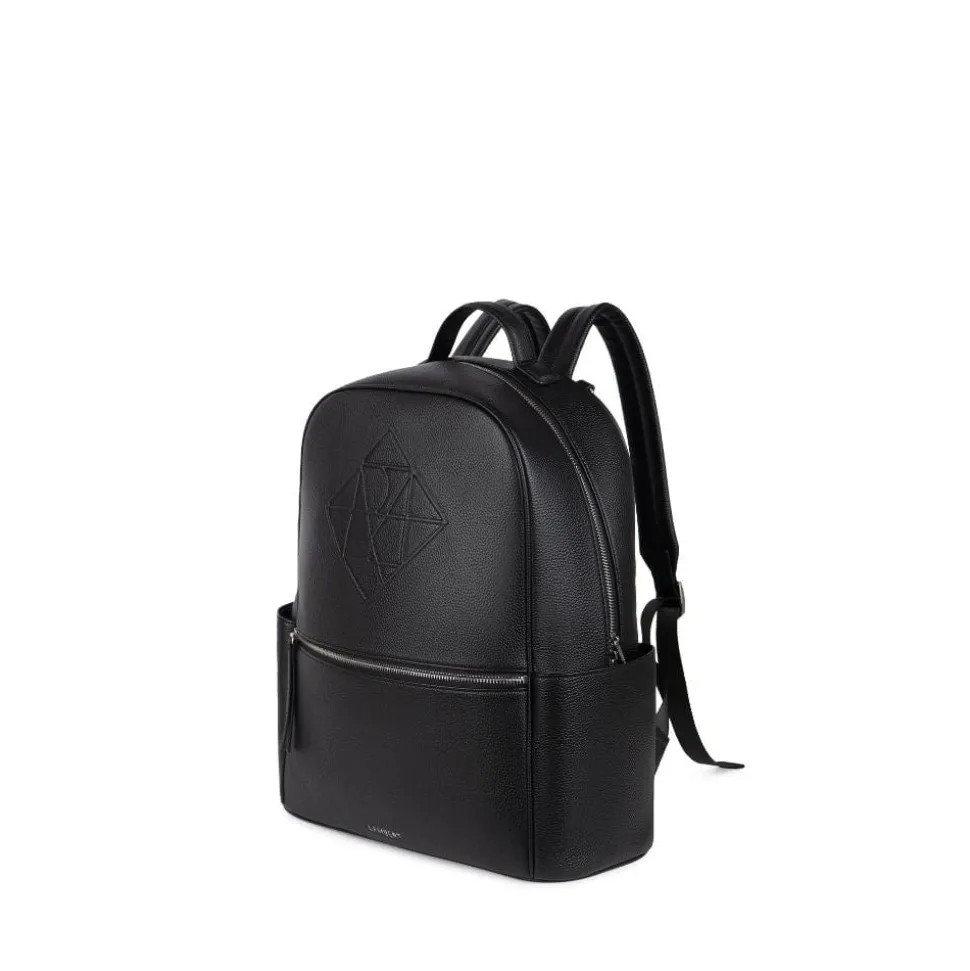 Le Vicky - Sac à couches en cuir vegan noir