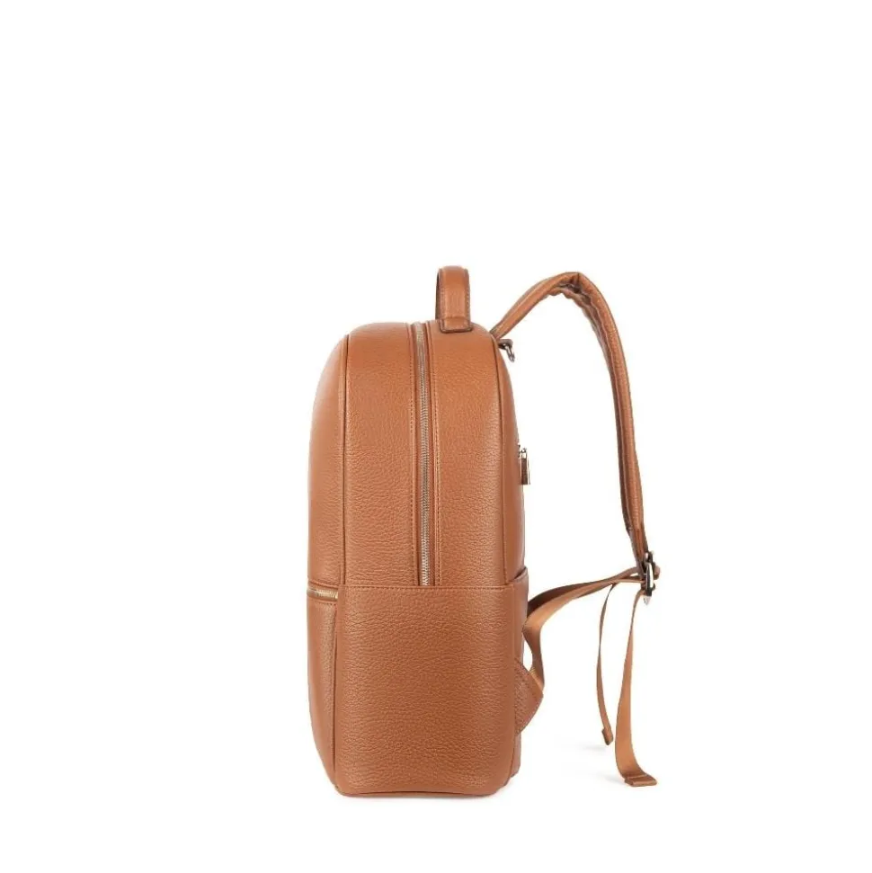 Le Vicky - Sac à couches en cuir vegan affogato