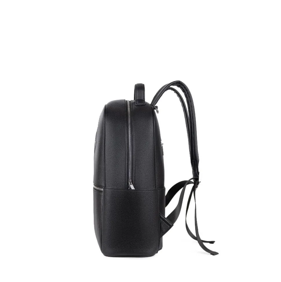 Le Vicky - Sac à couches en cuir vegan noir