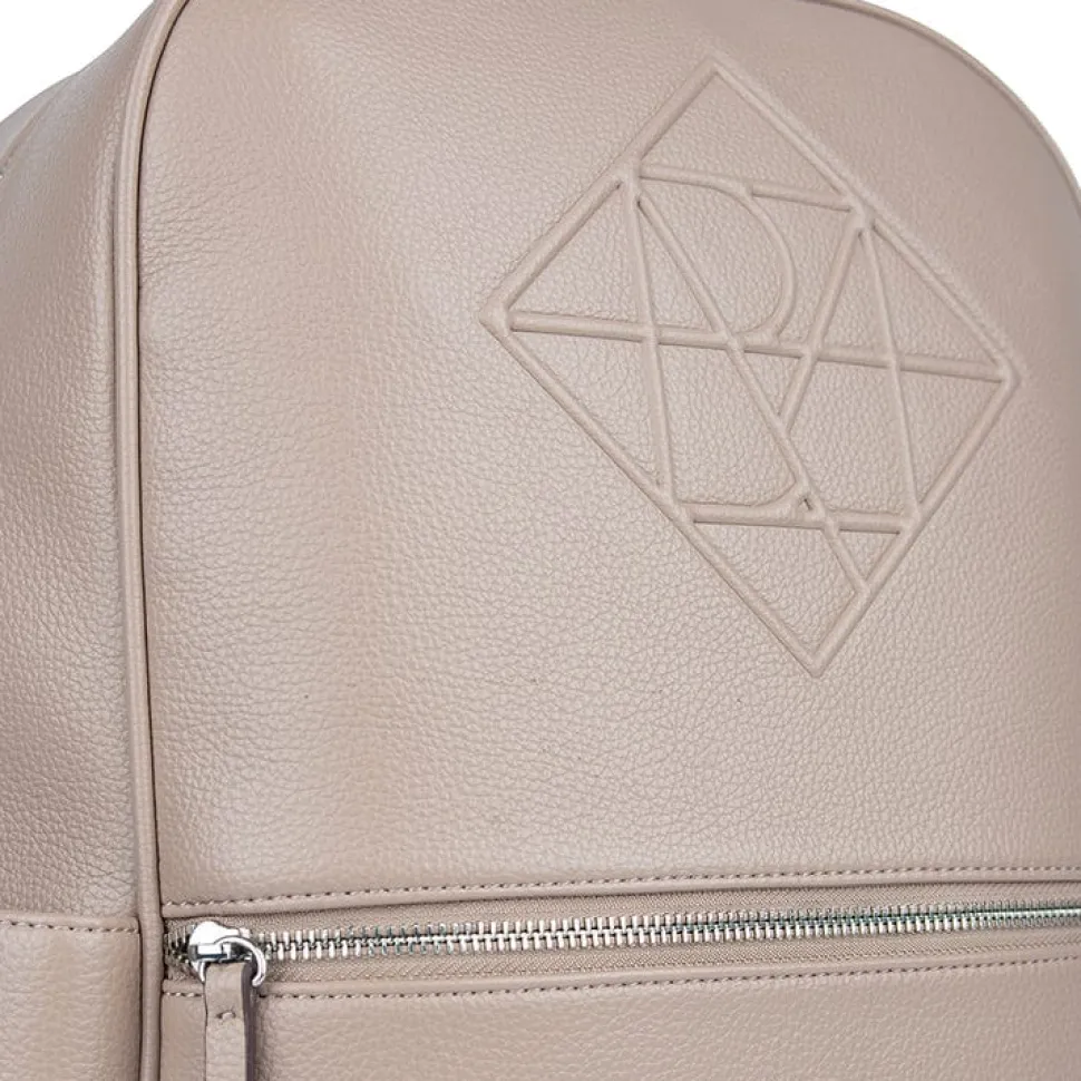 Le Vicky - Sac à couches en cuir vegan terra