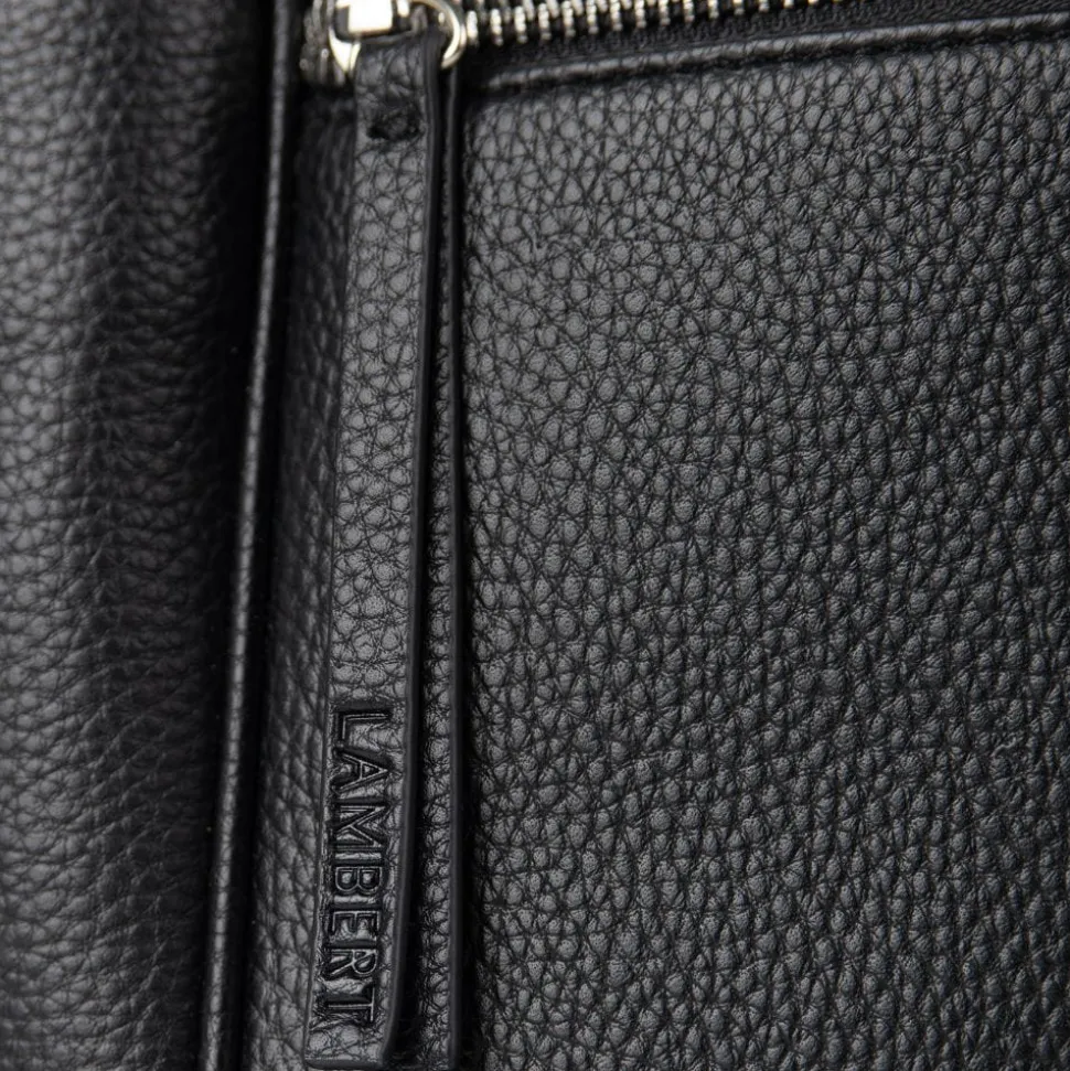 Le Vicky - Sac à couches en cuir vegan noir